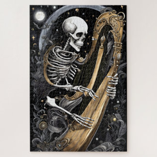 Quebra-cabeça Skeleton e Harp I