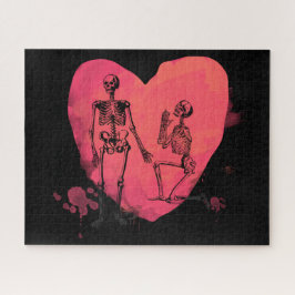 Quebra-cabeça Skeleton Love
