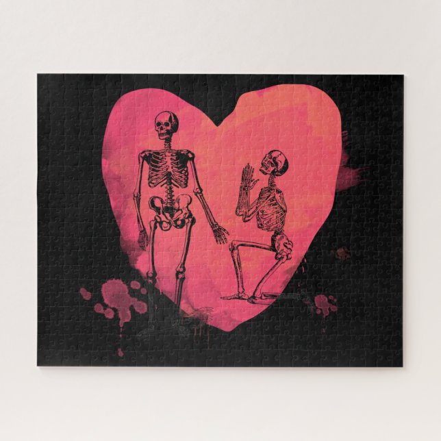 Quebra-cabeça Skeleton Love (Horizontal)