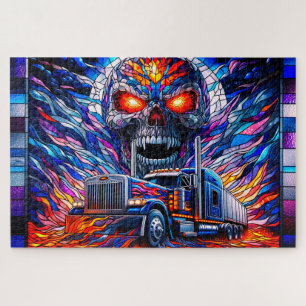 Quebra-cabeça Skull Art