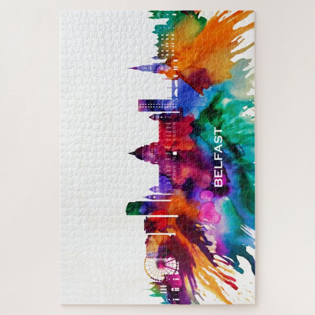 Quebra-cabeça Skyline Belfast (Vertical)