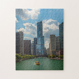 Quebra-cabeça Skyline Chicago