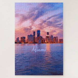 Quebra-cabeça Skyline City da Flórida de Miami