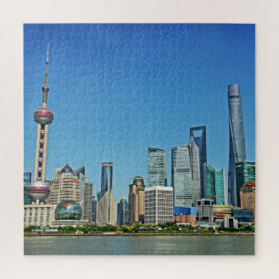 Quebra-cabeça Skyline da barreira - 20x20 de Shanghai - 676 PCes