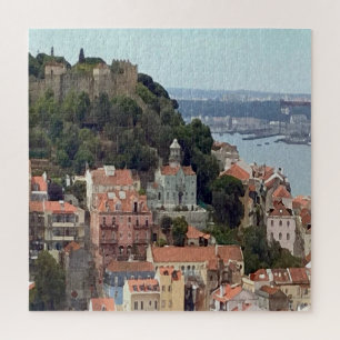 Quebra-cabeça Skyline d'água de Lisboa