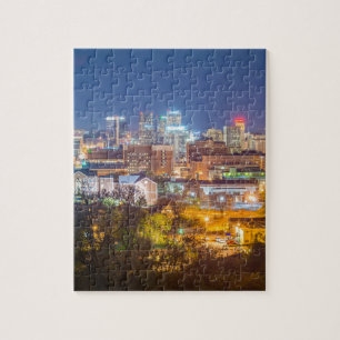 Quebra-cabeça skyline de birmingham Alabama