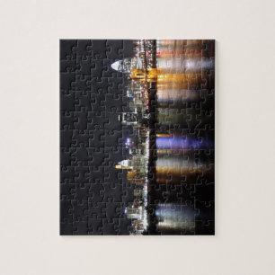 Quebra-cabeça Skyline de Cincinnati na noite