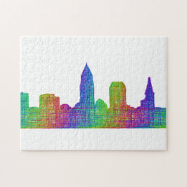 Quebra-cabeça Skyline de Cleveland
