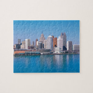 Quebra-cabeça Skyline de Detroit