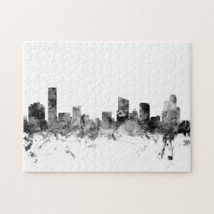 Quebra-cabeça Skyline de Grand Rapids Michigan