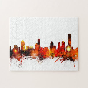 Quebra-cabeça Skyline de Melbourne Austrália