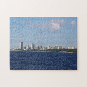 Quebra-cabeça Skyline de Milwaukee