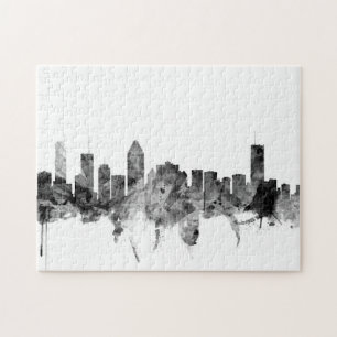 Quebra-cabeça Skyline de Montreal Canadá