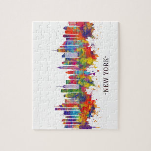 Quebra-cabeça Skyline de Nova York EUA