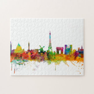 Quebra-cabeça Skyline de Paris France