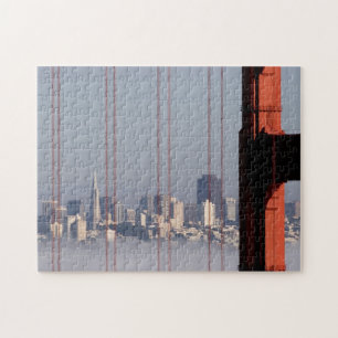 Quebra-cabeça Skyline de San Francisco da ponte do Golden Gate