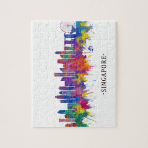 Quebra-cabeça Skyline de Singapura