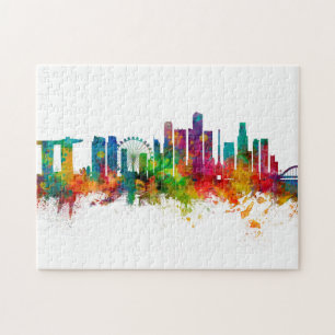 Quebra-cabeça Skyline de Singapura