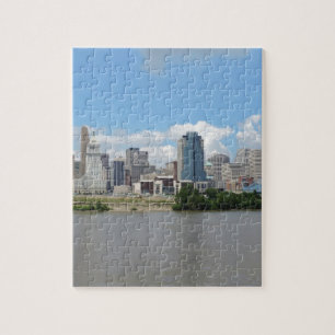 Quebra-cabeça Skyline do centro de Cincinnati
