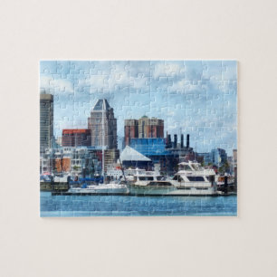 Quebra-cabeça Skyline e porto de Baltimore