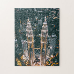 Quebra-cabeça Skyscrapers de Arquitetura Moderna da Malásia