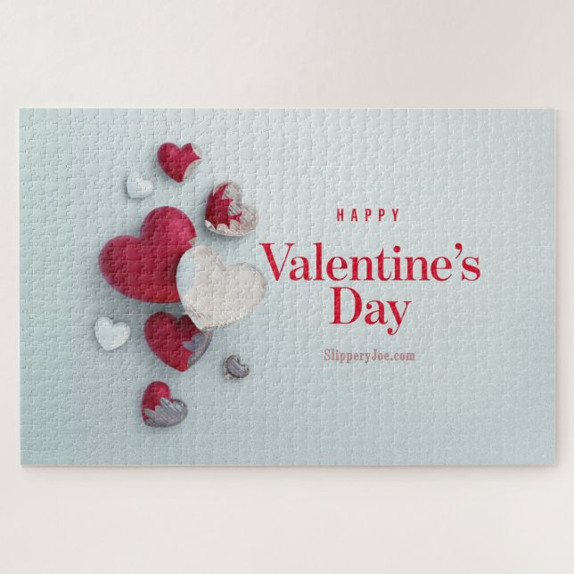 Quebra-cabeça SlipperyJoe's modern Valentine's Day layout artist (Horizontal)
