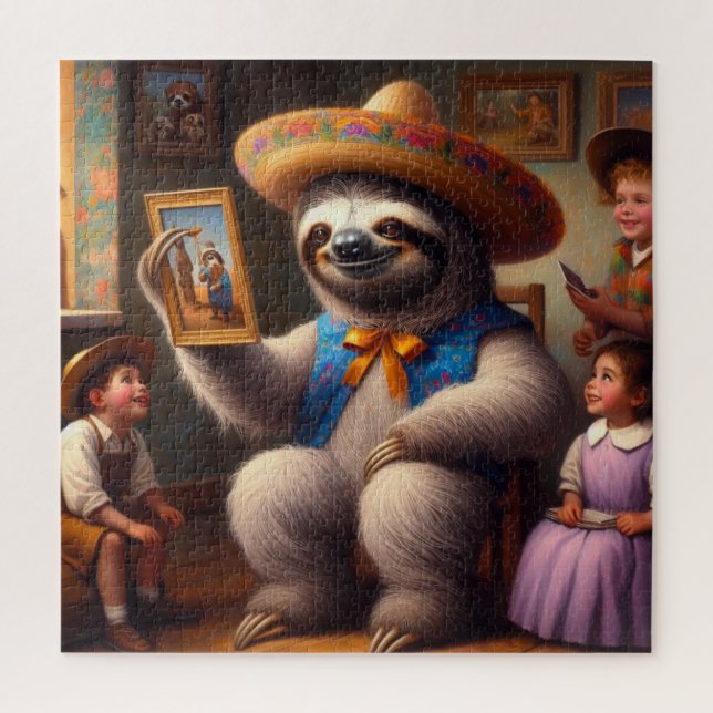 Quebra-cabeça Sloth Grandpa (Vertical)