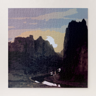 Quebra-cabeça Smith Rock no Sunset