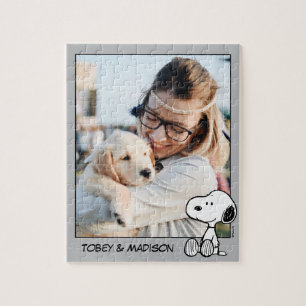 Quebra-cabeça Snoopy em Histórias em quadrinhos brancas pretas