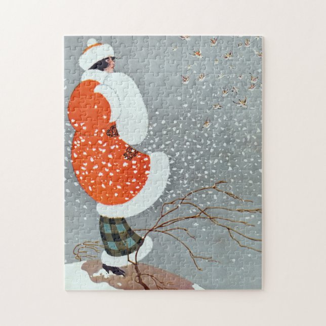 Quebra-cabeça Snow Buntings - Will Hammell  (Vertical)