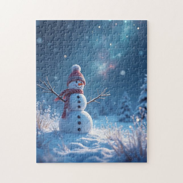 Quebra-cabeça Snowman Winter Wonderland (Vertical)
