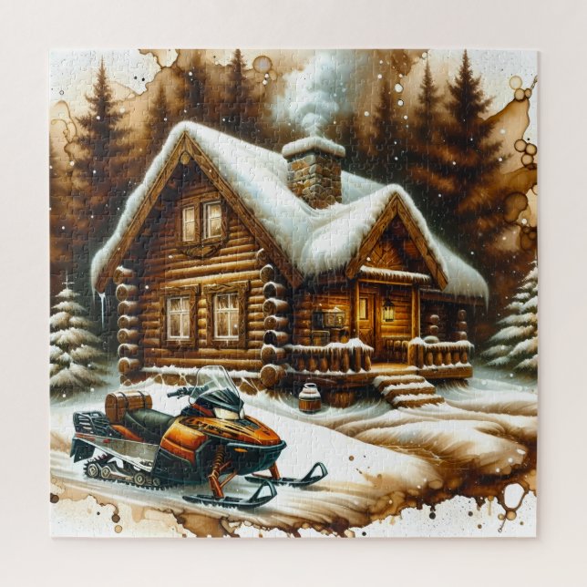 Quebra-cabeça Snowmobile (Vertical)