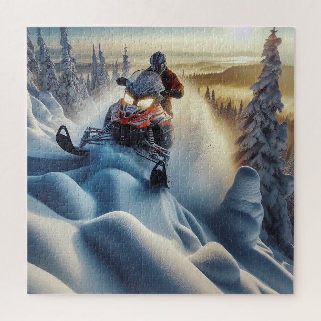 Quebra-cabeça Snowmobile (Vertical)