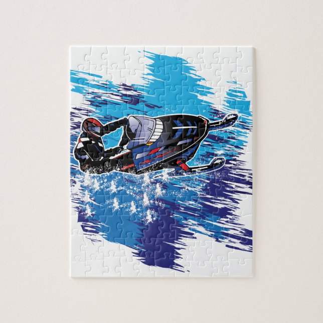 Quebra-cabeça Snowmobiler Gráfico (Vertical)