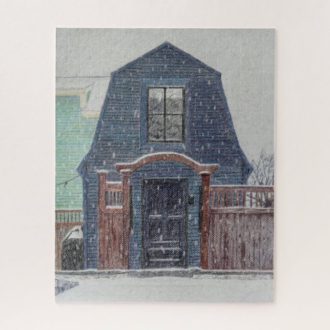 Quebra-cabeça Snowy Day  (Vertical)