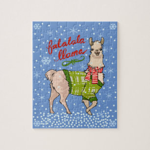 Quebra-cabeça Snowy Falalala Llama