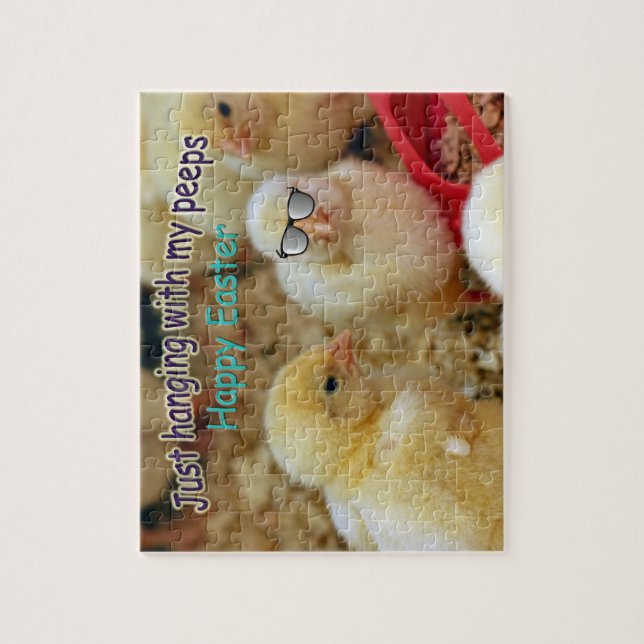 Quebra-cabeça Só a andar com os meus Peeps (Vertical)