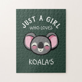 Quebra-cabeça Só uma garota que ama o Koala