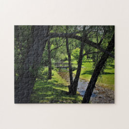 Quebra-cabeça Sob um dossel dos salgueiros