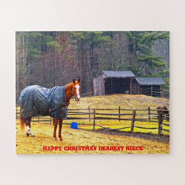 Quebra-cabeça Sobrinha do Natal (Horizontal)