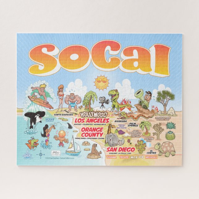 Quebra-cabeça SoCal (Horizontal)