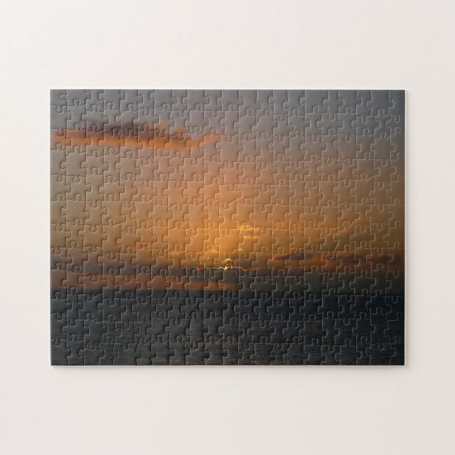 Quebra-cabeça Sol por Trás das Nuvens II (Horizontal)