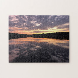 Quebra-cabeça Sol Sobre Lago Urso