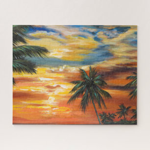 Quebra-cabeça Sol tropical incrível