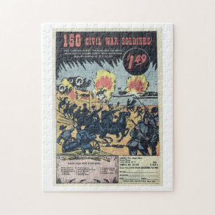Quebra-cabeça Soldados da Guerra Civil - Anúncio em Quadrinhos V