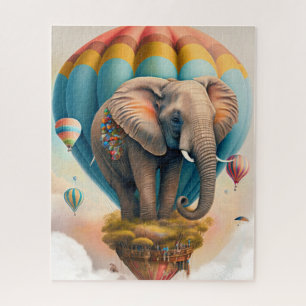 Quebra-cabeça Solo Whimsso de Elefante Cinto de Ar Quente