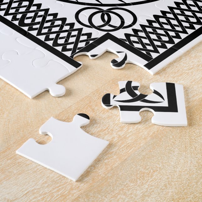 Quebra-cabeça Solteiro de ornamento Celta (Lateral)