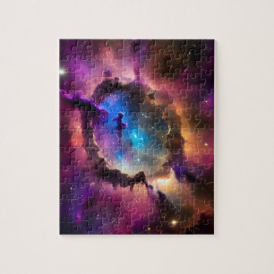 Quebra-cabeça Sombra misteriosa em nuvens nebulosas nuvens paisa