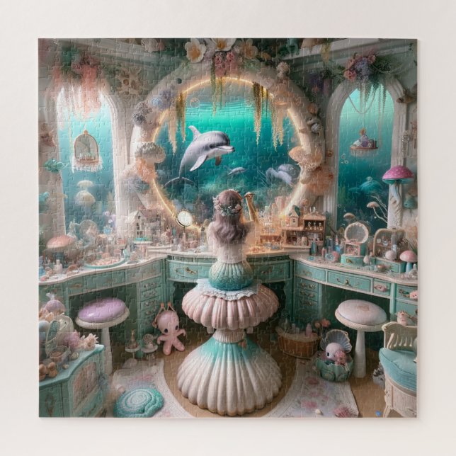Quebra-cabeça Sonho da Sereia Vanity Oceano Encantado (Vertical)