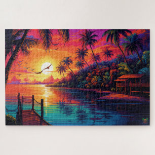 Quebra-cabeça Sonho de Caribe 🌅